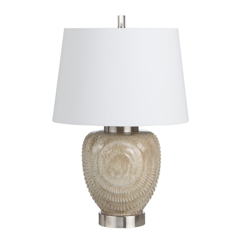 28.25"H Ceramic Table Lamp With Linen Shade
