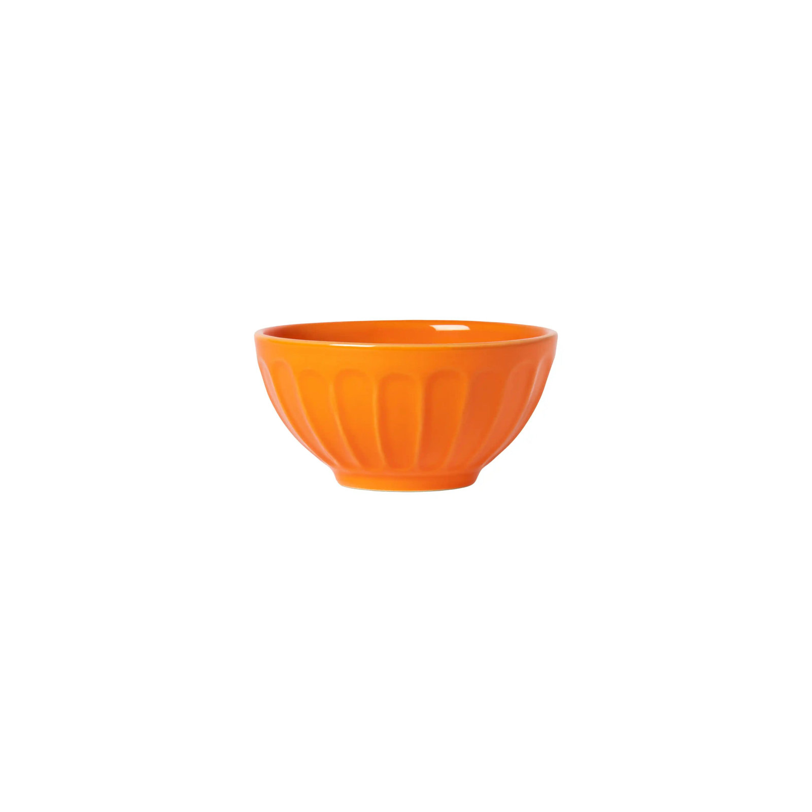 Latte Bowls Fruit Bowls, Tangerine Orange