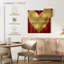 Hardie Big Hearted Gold sur fond rouge-109094990