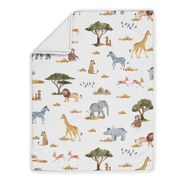 Sweet Jojo Designs Set Di 2 Federe Per Cuscini 45x45 Cm - Motivo Floreale Ad Acquerello In Rosa Cipria, Grigio E Bianco, Stile Shabby Chic, Con Cerniera, Lavabili