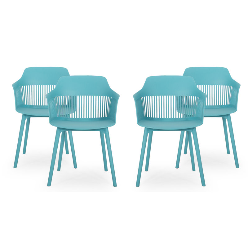 Fauteuils d'extérieur Jacqueline, Bleu sarcelle