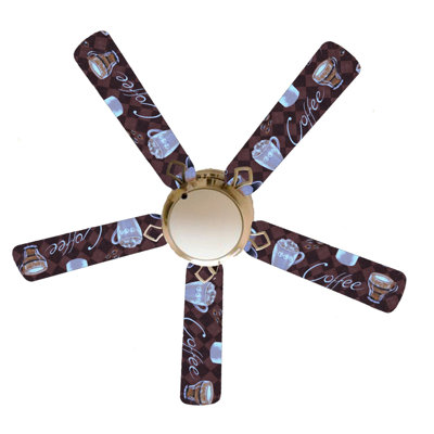Ventilateur de plafond à 5 pales 52 po avec chaînette et ensemble d’éclairage inclus Yosemite