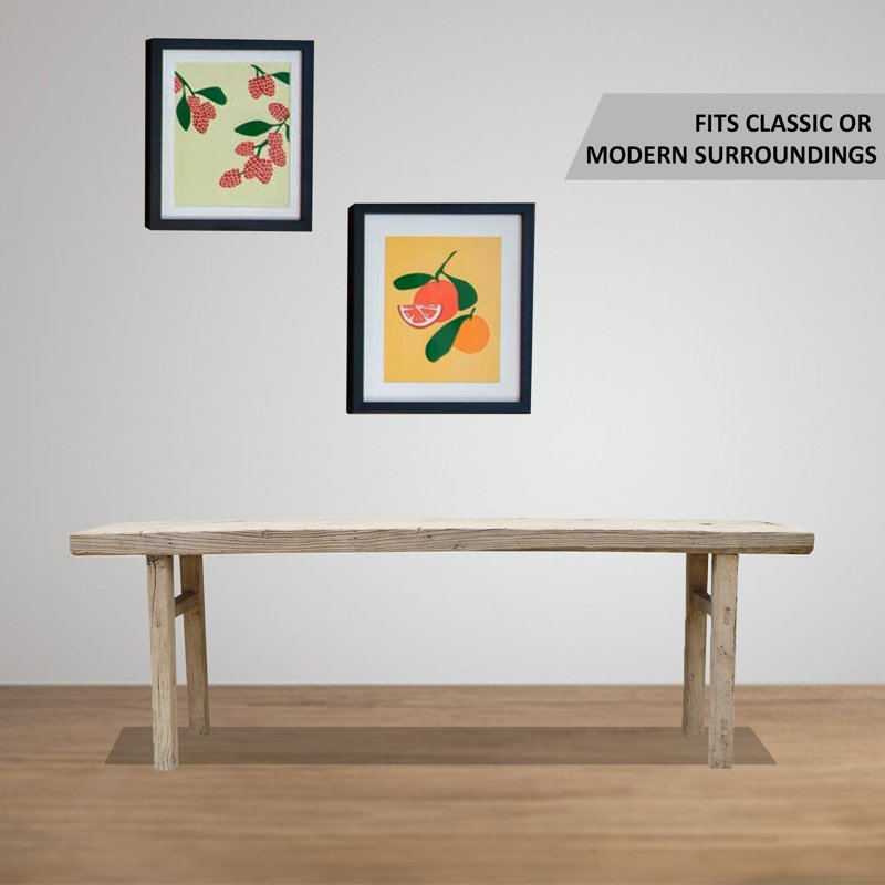90'' W Solid Wood Console Table