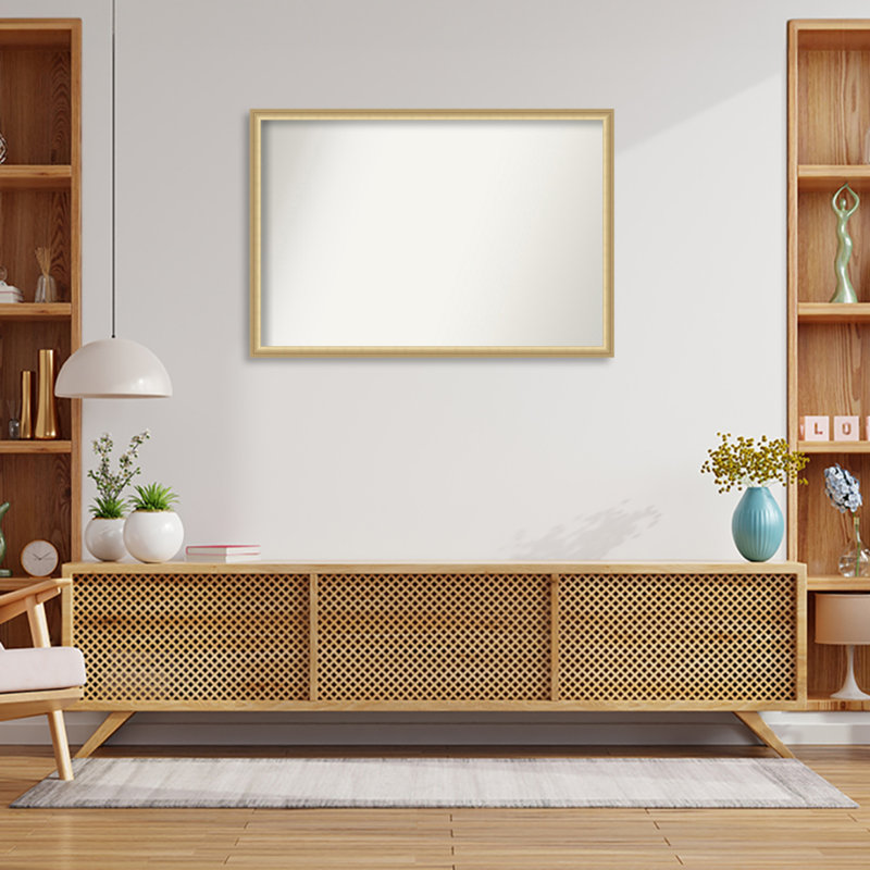 Miroir mural Merima, 25,75 po x 37,75 po, Rectangle, Or