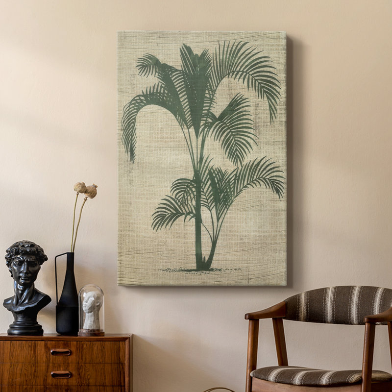 Silhouette de toile de jute II - galerie Cavas sur mesure, H 60 po x l 40 po