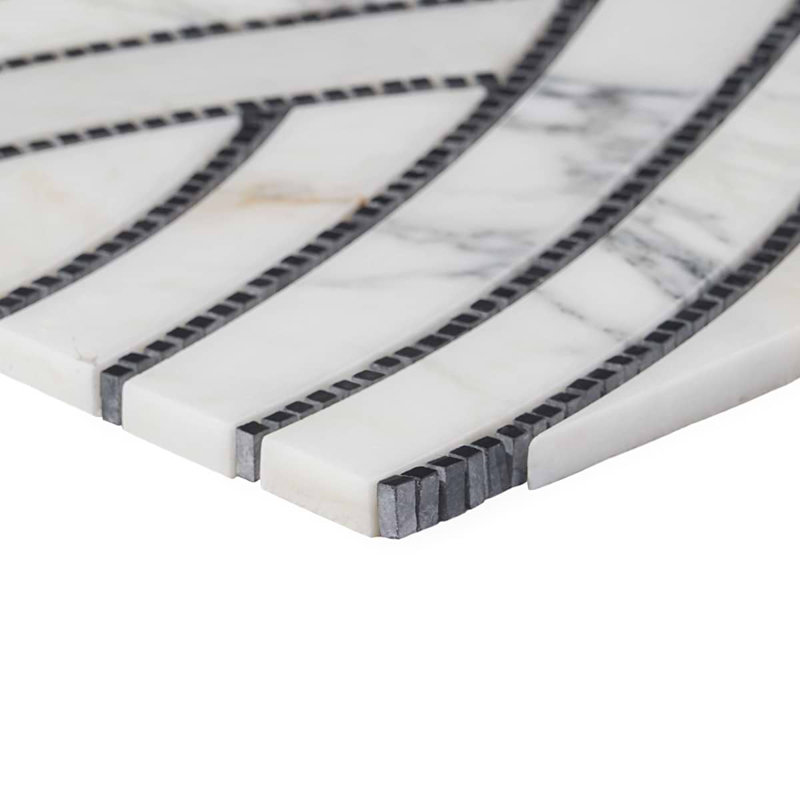 Krista Watterworth New Palm Beach 12x12 Polished Marble Mosaic Tile