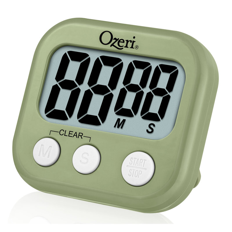 Ozeri Kitchen and Event Timer, Calla Green