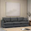 Canapé modulaire avec repose-pieds Chenille-114344620
