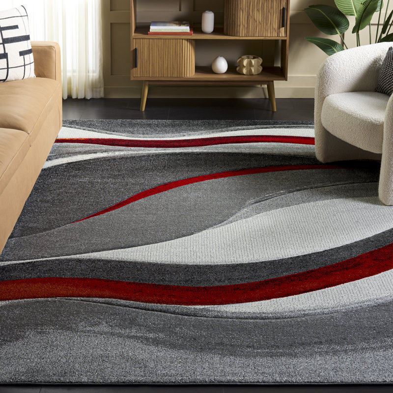 Tapis abstrait performance Vilica, Rectangulaire 8 pi x 10 pi