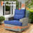 Wahkon Wicker/Rattan 5 - Person Seating Group With Swivel Chairs and Cushions-722204042