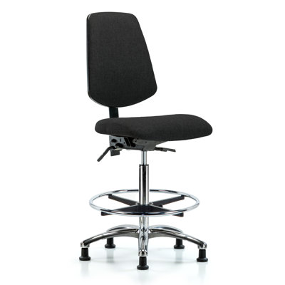 Fauteuil en tissu chromé - FHBCH sans inclinaison