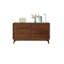 Armoire de rangement simple en noyer noir
