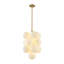 Lustre en grappe 13 lumières Art Deco
