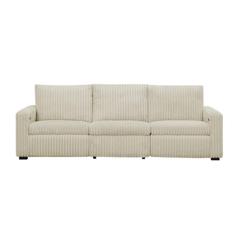 Rsonki Power Recliner Sofa, Beige