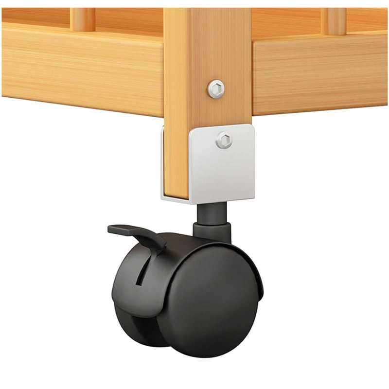 Quetzally 37.8'' H x 15.75'' W Utility Cart with Wheels