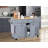 Cavid Solid Wood Top Kitchen Cart-1965903371