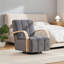 Fauteuil d'appoint rotatif capitonné Modern Channel-1439656667
