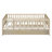 Twin Size Daybed With Trundle And Fence Guardrails In Natural - Long-Lasting Durability Wood Protective Quality-1770738955-1770738952