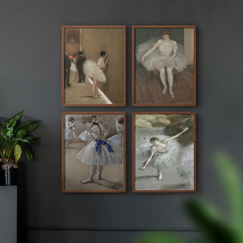 "Portrait rétro", 4 pièces