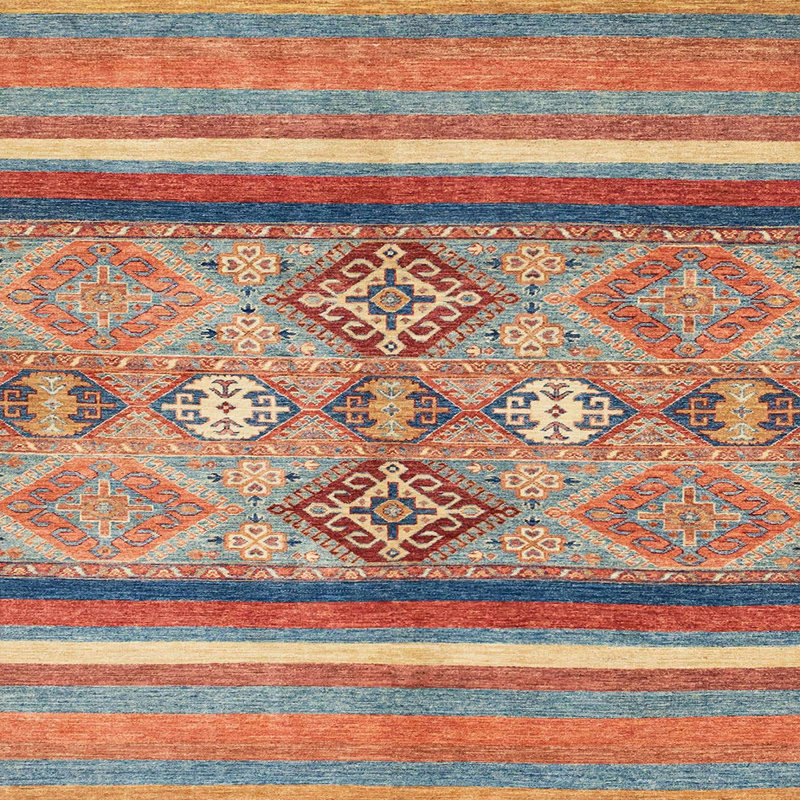 Abstract Indoor Rug, Square 7'