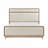 Chenille Upholstered Bed