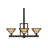 Kidsgrove 4 - Light Steel Dimmable Square / Rectangle Chandelier-1577843193