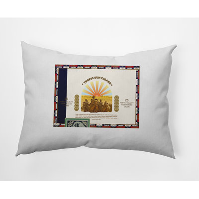 Cigar Cigar Box Front Rectangular Pillow Cover & Insert