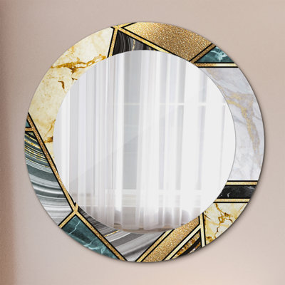 Huldar Glass Flat Wall Mirror