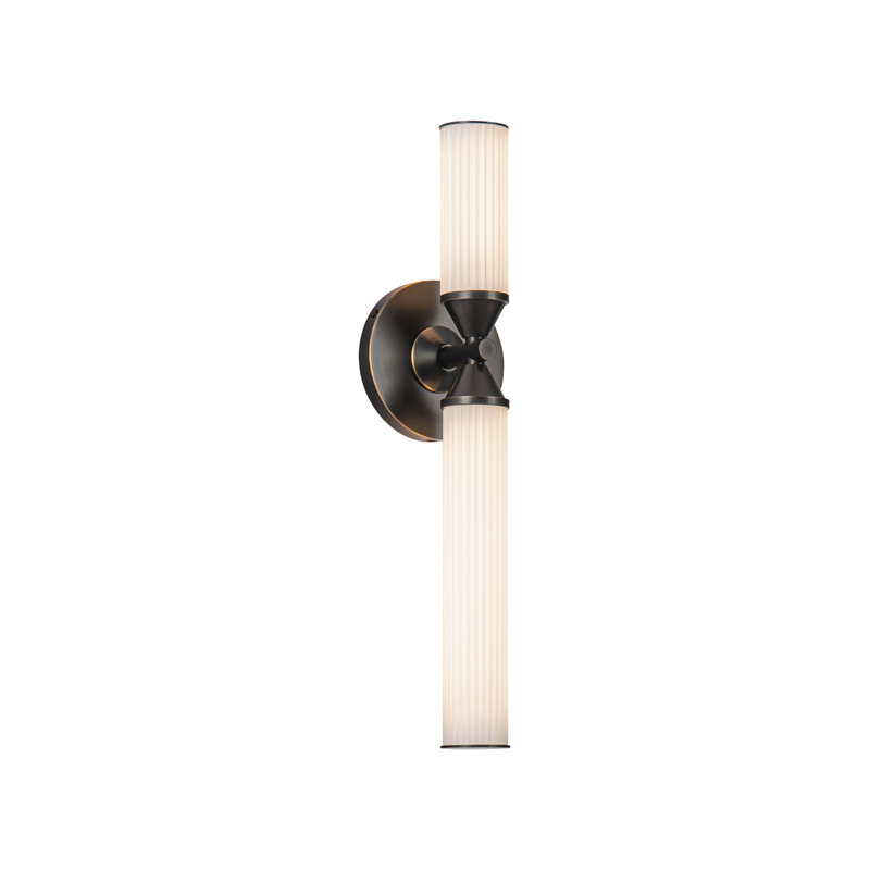 Edwin 2 - Light LED Bath Sconce, Urban Bronze