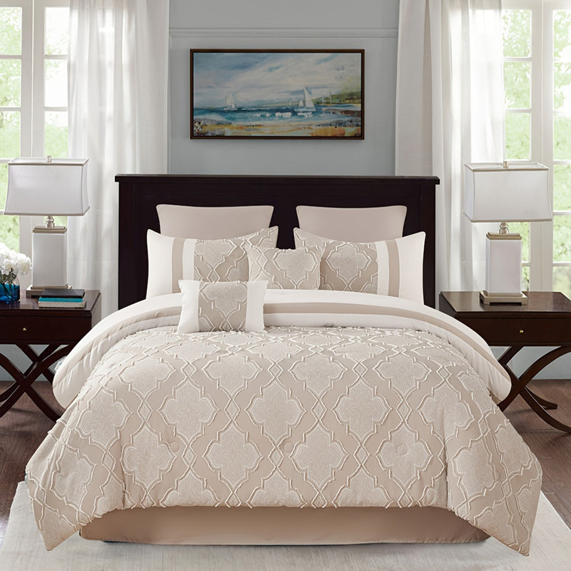 Polyester Percale Patchwork Duvet Cover, Twin Duvet Cover + 1 Standard Sham