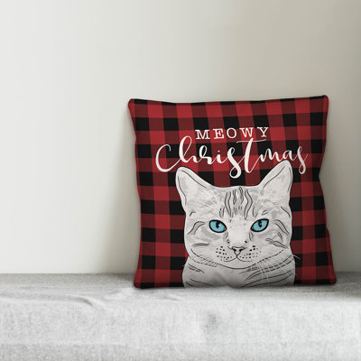 Plaid Throw Pillow
