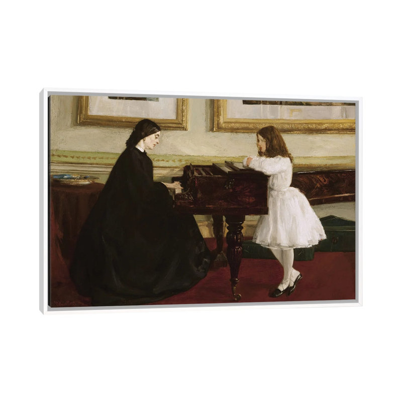 Print, 101.6 cm H x 152.4cm W x 4.445cm D, White