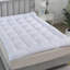 Extra Deep 700 GSM Mattress Topper Microfiber 5cm Box Stitched Breathable And Hypoallergenic-425982111