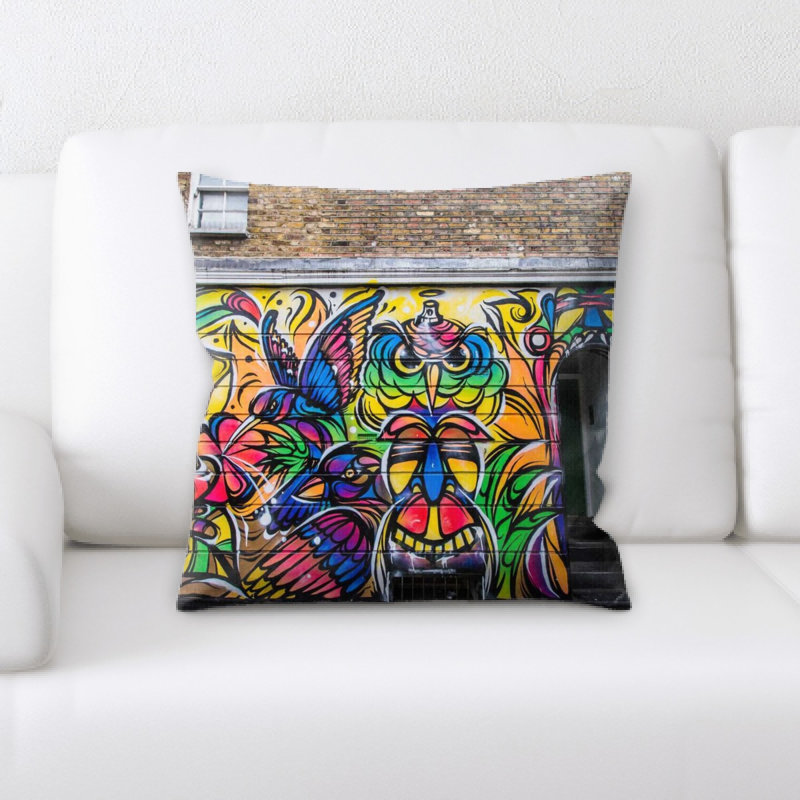 Microsuede Reversible Throw Pillow