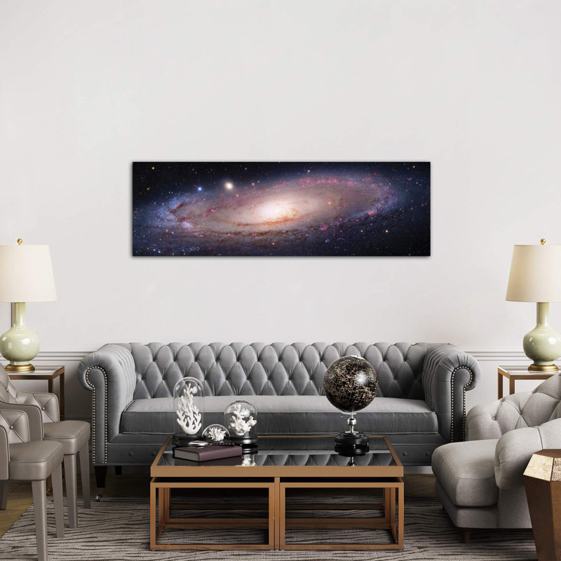 M31, Andromeda Galaxy VII by Robert Gendler - Panoramic Print on Canvas, Wrapped Canvas, 121.92 cm H x 40.64 cm W x 1.91 cm D