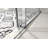 6063 Frameless One Fixed And One Shifted Shower Door, 70MM 304 Stainless Steel Large Pulleys With Adjustable Soft Closing Function,With Nano Easy Cleaning,Stick Explosion-Proof Menbrance