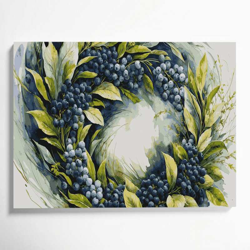 Art mural sur toile, "Fruit service berry", H 16 po x l 20 po