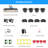 8CH DVR Security Camera System with 1TB HDD, 4pcs 2MP Wired Outdoor Dome Cameras, Motion Detection