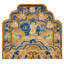 Antique Ningxia Chinese Allover Yellow 1800s Rug