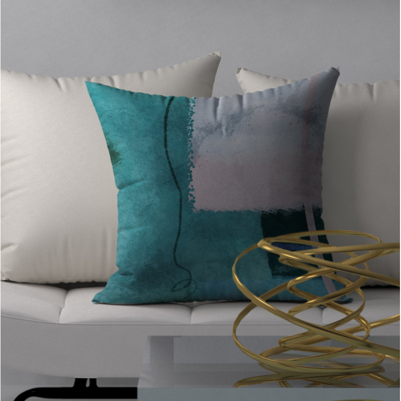  Housse de coussin carré et insert, 18" x 18"