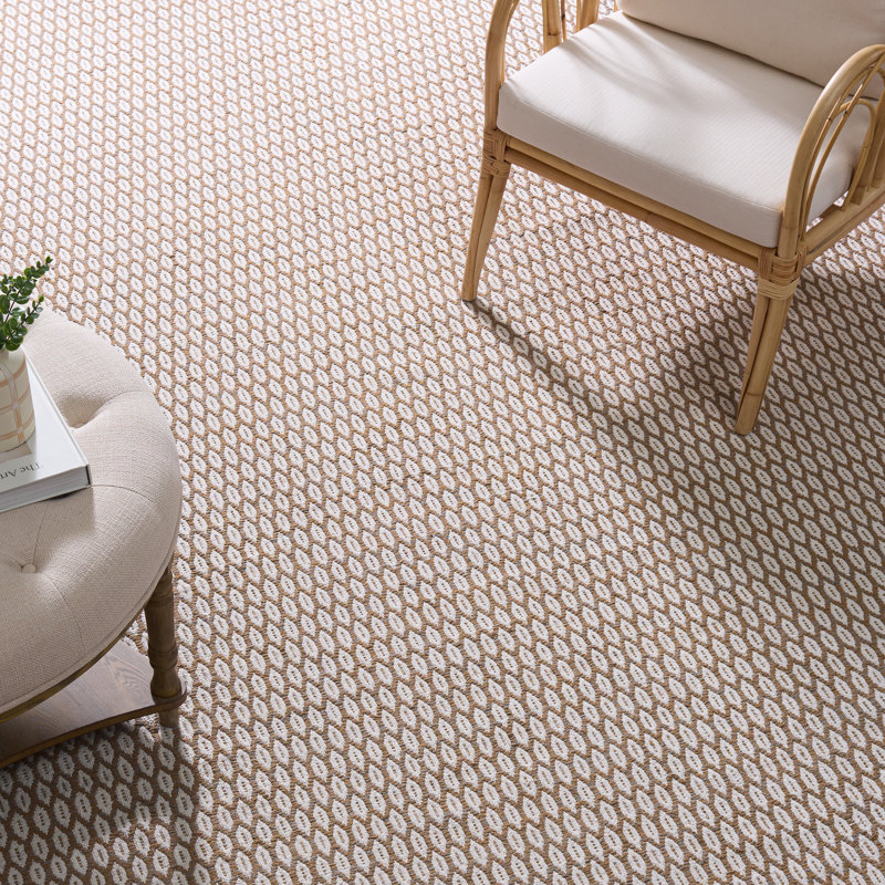 Modena Geometric Handwoven Cotton Area Rug, Rectangle 8 pi x 10 pi