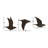 Polystone Metallic 3D Floating Bird Home Wall Decor Set of 3-206024995-206025004