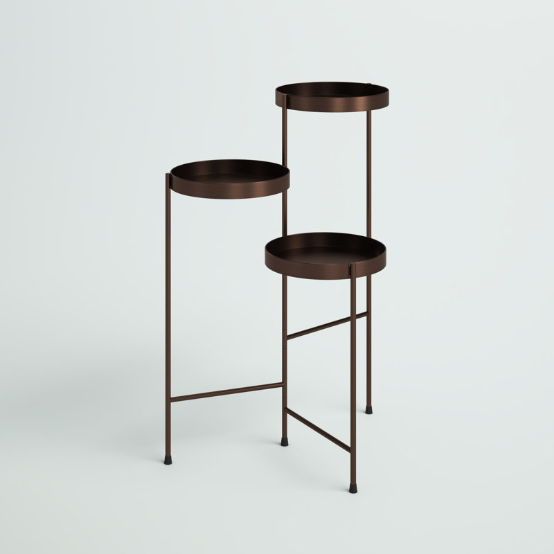 Lofgren Plant Stand, Bronze, 30" H x 10" L x 10"D
