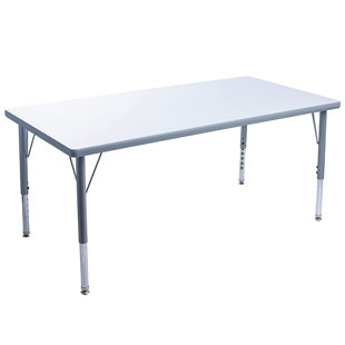 Table d'activités - Pieds noirs réglables