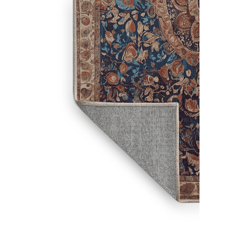 Tapis brun lavable à la machine, Tapis de couloir 2 pi x 4 pi
