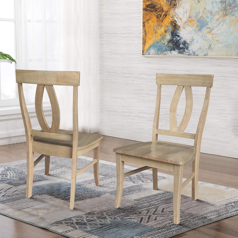 Arite Solid Wood Side Chair, Honey