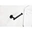 Porte-papier hygiénique pour salle de bain 2 - Distributeur de papier hygiénique mural en acier inoxydable noir mat Sus304