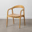 Kinzel 43cm H Solid Wood Backless Armchair