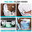 Elongated Tankless Smart Toilet with Bidet, 1.28/1.1 GPF Auto Dual Flush, Heated Seat, Warm Wash/Dryer, Digital Display, Soft-Close, Night Light, Remote Control
