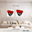 Leisha noir blanc rouge-109393017